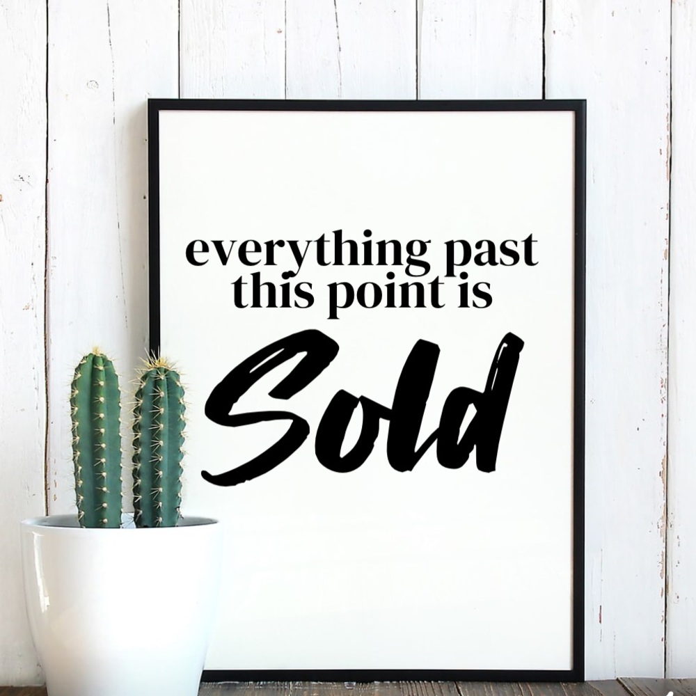 Listings below are sold!